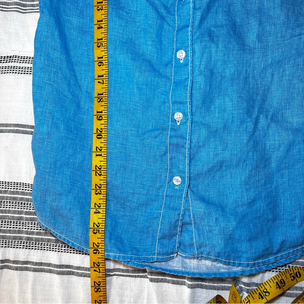 Tommy Bahama Teal and Denim Button Down Shirts - Picture 13 of 16
